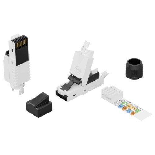 Конектор RJ45 cat.6A UTP 8P8C, tool-free, 1pcs Digitus (DN-93633)