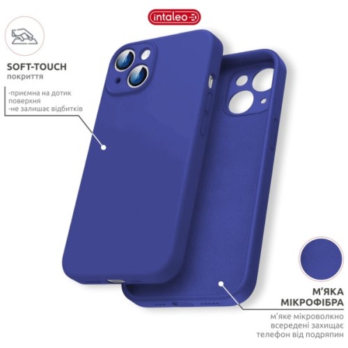 Чохол до мобільного телефона Intaleo SoftShell Apple iPhone 14 Blue (1283126557668)