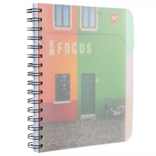 Блокнот Yes В6 Be in focus 144 аркуша пластикова обкладинка (681954)