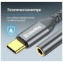 Перехідник USB-C to 3.5mm F 0.14m gray ColorWay (CW-AD-CJ)
