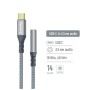 Перехідник USB-C to 3.5mm F 0.14m gray ColorWay (CW-AD-CJ)