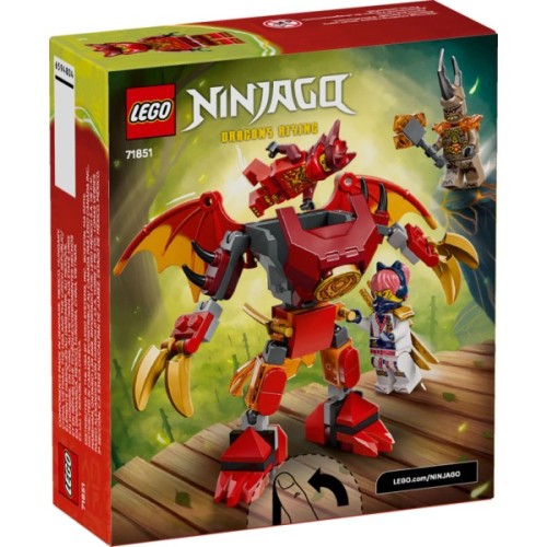 Конструктор LEGO Ninjago Бойовий набір робота Дракона Кая (71851)