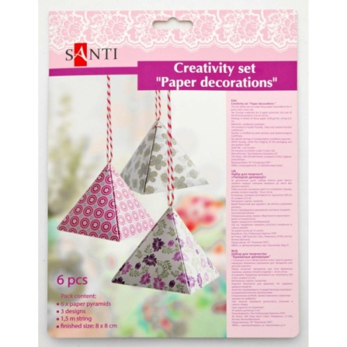 Набір для творчості Santi Паперові ліхтарики 6 шт (951926)
