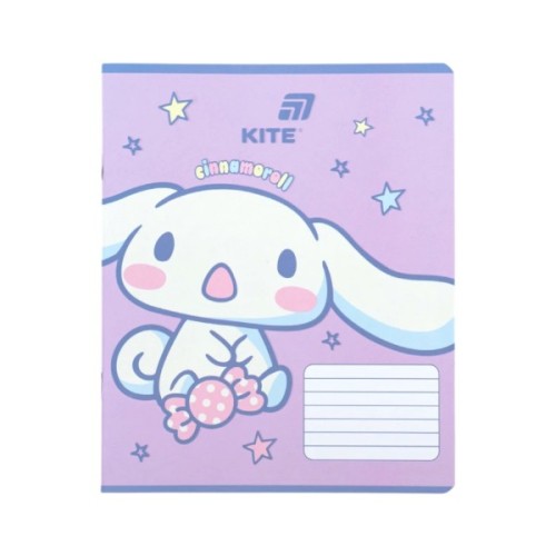 Зошит Kite Cinnamoroll, 12 аркушів, клітинка (CR26-232)