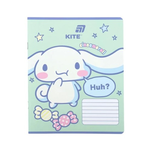Зошит Kite Cinnamoroll, 12 аркушів, клітинка (CR26-232)