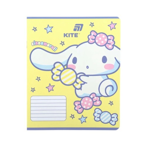 Зошит Kite Cinnamoroll, 12 аркушів, клітинка (CR26-232)