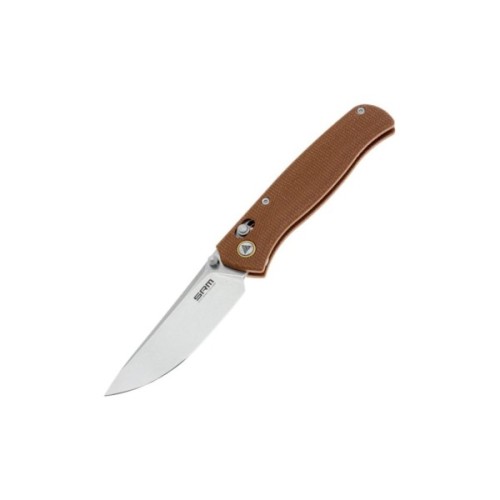 Ніж SRM Medal 255L, Brown Micarta, Stonewash (255L-MN)