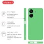 Чохол до мобільного телефона Intaleo Silicone Xiaomi Redmi 13C 4G Mint Green (1283126600753)