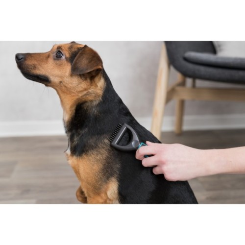 Гребінець для тварин Trixie для зрізання колтунів у цуценят 6х18 см (4011905242422)