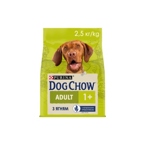 Сухий корм для собак Purina Dog Chow Adult Lamb зі смаком ягняти 2.5 кг (7613034485946)