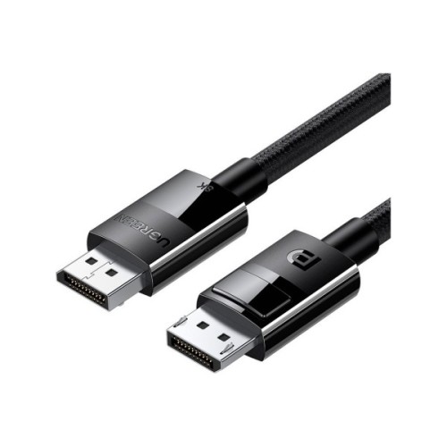 Кабель мультимедійний DisplayPort M to DisplayPort M 5.0m V1.4 braided DP114 black Ugreen (80394)