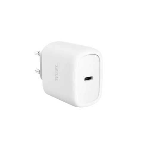 Зарядний пристрій Trust USB-C 45W GaN PD/PPS white (25522_TRUST)