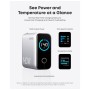 Зарядний пристрій Anker Laptop GaN 140W 3xUSB-C PD3.1 + USB-A + display + cable Silver (B2697G41)