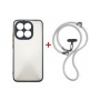 Чохол до мобільного телефона Dengos Case + Cross-body Strap Xiaomi 15T Black+Grey (DG-KM-CCRB-55)