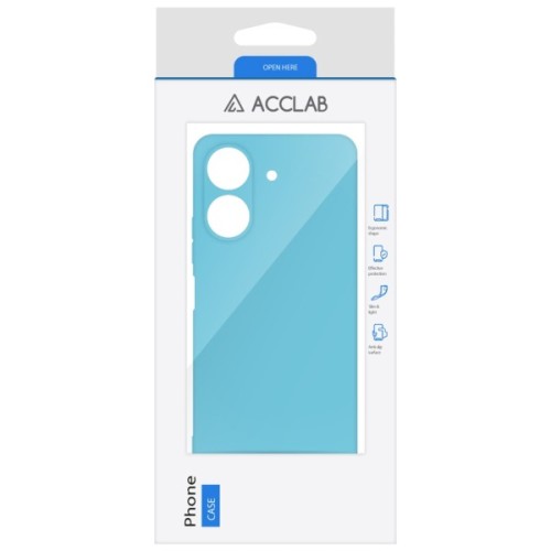 Чохол до мобільного телефона ACCLAB Silicone Case Xiaomi Redmi 13C 4G Light Blue (1283126602467)