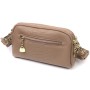 Сумка Vintage Жіноча на два відділення з натуральної шкіри Бежева (22356)
