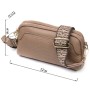 Сумка Vintage Жіноча на два відділення з натуральної шкіри Бежева (22356)