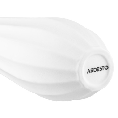 Ваза Ardesto Molize, 8.5х27.5см, порцеляна, білий (AR3810W)