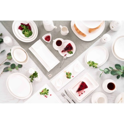 Тарілка Ardesto Imola Dessert Quadrate 23x23 см (AR3715)