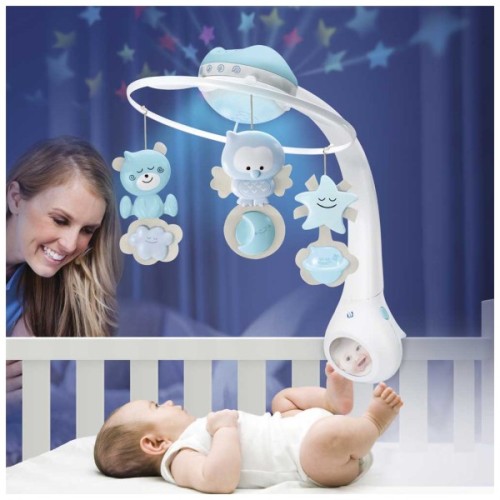 Мобіле Infantino 3 в 1 з проєктором Блакитний (004896I)