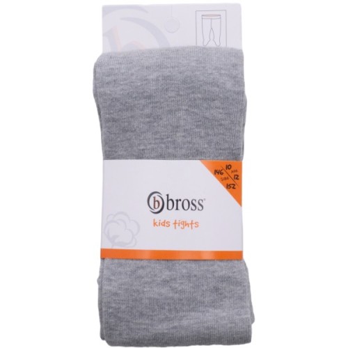 Колготки дитячі Bross однотонні (9427-11G-gray)