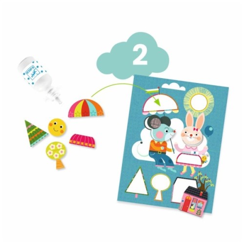 Набір для творчості Djeco Котик та його друзі (DJ09292)