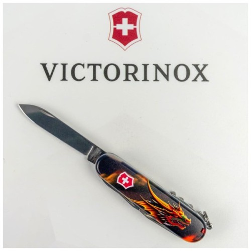 Ніж Victorinox Huntsman Zodiac 91 мм Фантастичний дракон (1.3713.3_Z3210p)