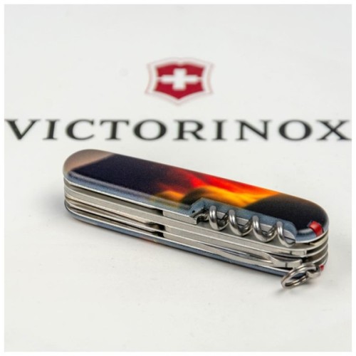 Ніж Victorinox Huntsman Zodiac 91 мм Фантастичний дракон (1.3713.3_Z3210p)