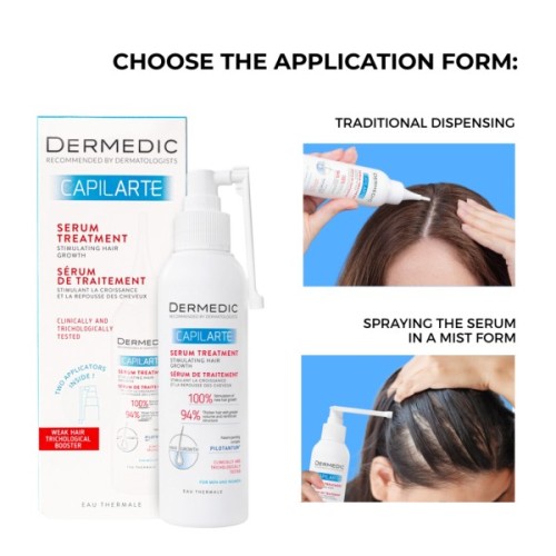 Сироватка для волосся Dermedic Capilarte Для стимулювання та відновлення росту волосся 150 мл (5901643174255)