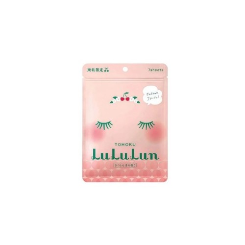 Маска для обличчя Lululun Face Mask Tohoku Cherry Антиоксидантна З екстрактами фруктів 7 шт (4582305068603)