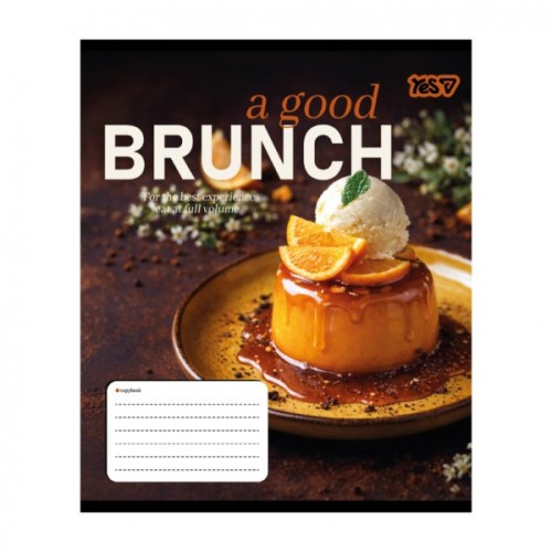 Зошит Yes Brunch А5 36 аркушів лінія (769103)