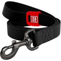 Повідець для собак WAUDOG Waterproof S Ш 15 мм Д 183 см чорний (27351)