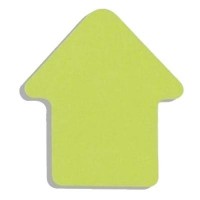 Папір для нотаток Buromax with adhesive layer "Arrow", 50 sheets, NEON colors mix (BM.2366-99)