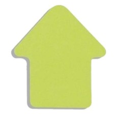 Папір для нотаток Buromax with adhesive layer "Arrow", 50 sheets, NEON colors mix (BM.2366-99)