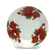 Тарілка Interos 8866/3110 7 мілка 18 см Маки 63302 (ИТ-8866/3110)