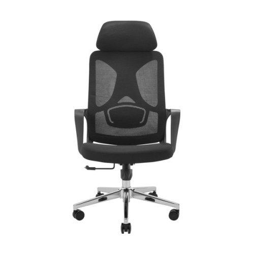 Офісне крісло Richman Монеро Хром M-1 (Tilt) Сітка чорна (ADD0003210)
