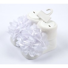 Шкарпетки дитячі Bimini з квіточкою (68191-0-3-beigewhite)