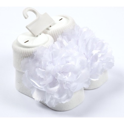 Шкарпетки дитячі Bimini з квіточкою (68191-0-3-beigewhite)