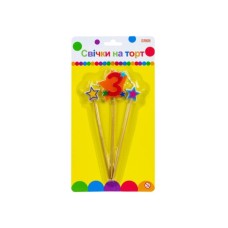 Свічка Maxi Stars "3" висотою 4,5 см, 3 шт. (MX620080-3)