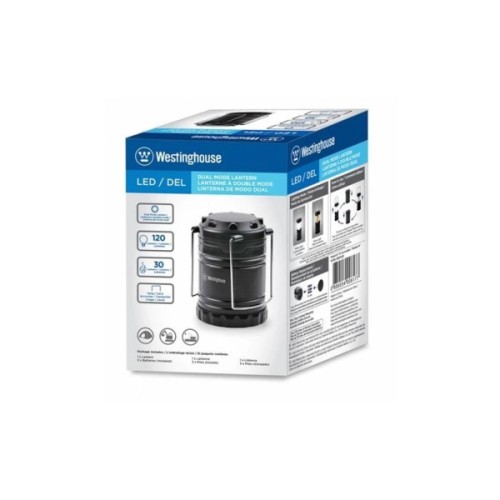 Ліхтар Westinghouse WF86 + 3 AA R6 у комплекті Чорний (WF86-3R6PCBV)