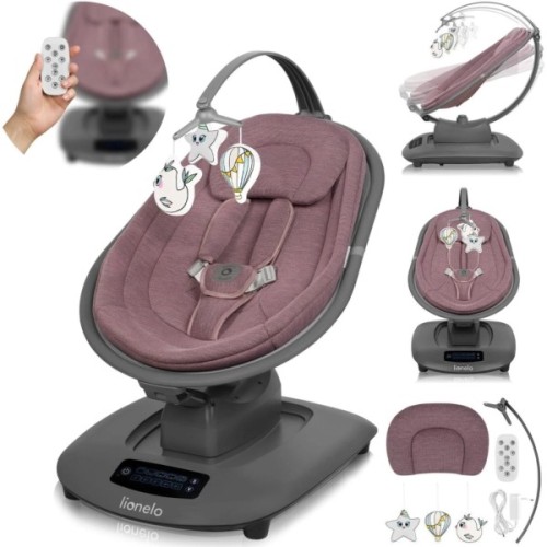 Крісло-гойдалка Lionelo BLOSSOM PINK MAUVE (LO-BLOSSOM PINK MAUVE)