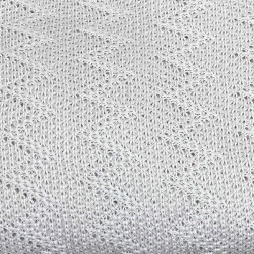 Плед Прованс в'язаний Дiно зiгзаг Молочний 130х170 см (4823093432031)