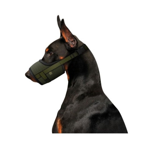 Намордник для собак WAUDOG Pro пластиковий фастекс L 25-34 см хакі (689731)