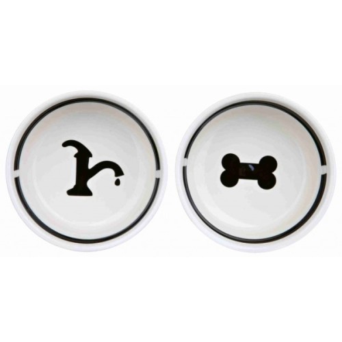 Посуд для собак Trixie Eat on Feet підставка з мисками 650 мл/15 см (4011905246413)