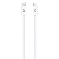 Дата кабель USB-C to Lightning 1.0m White Armorstandart (ARM72697)