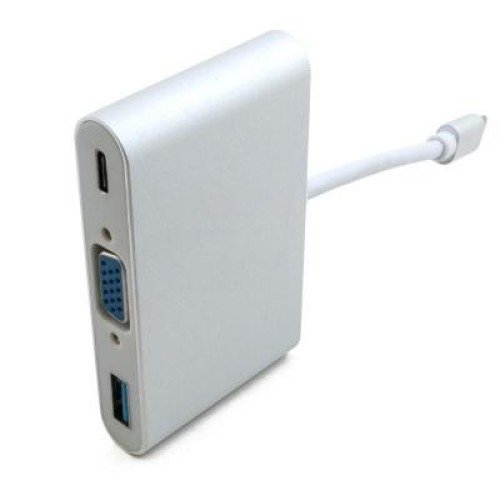 Порт-реплікатор Extradigital USB Type-C to VGA/USB 3.0/Type-C (0.15m) (KBV1690)