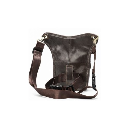 Сумка Vintage На пояс Коричнева (14939)