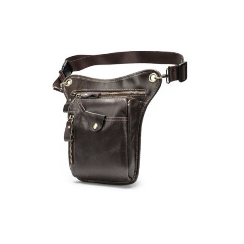 Сумка Vintage На пояс Коричнева (14939)