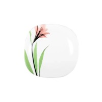 Тарілка Vittora Square Рожева Лілія 24 см Обідня (V-240Spl)