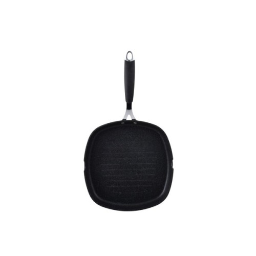 Сковорода Bergner Midnight, гриль 28x28 см (BG-30130-GR)